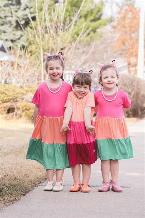 Matching Outfits Spring Dress For Girls In 2021 Girls Spring