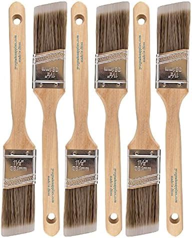 Amazon Pro Grade Paint Brush Set 3 Pack 2 Angle Brushes For