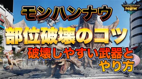 モンハンナウの部位破壊のコツ！やり方と破壊しやすい武器を合わせて紹介