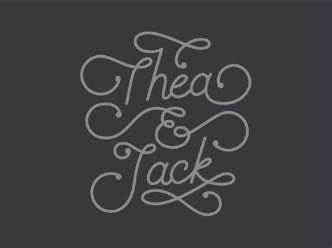 Thea And Jack Typography Letters Advanced Typography Typography