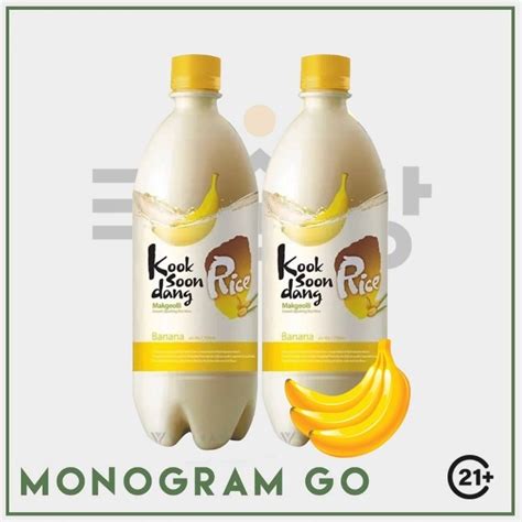 Jual Kooksoondang Rice Makgeolli Banana Ml Bottles Shopee