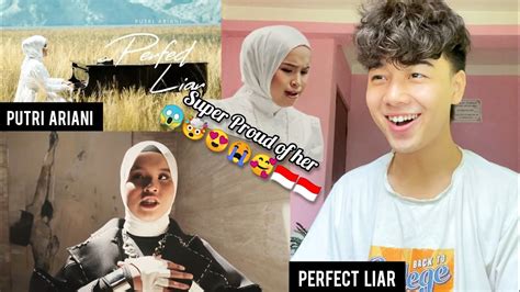 Putri Ariani Perfect Liar Official Music Video Reaction Youtube