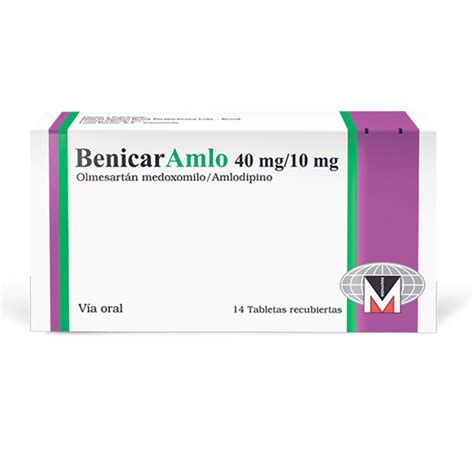 Benicar Amlo 40mg 10mg Hipertensión Arterial Farmacias Julios Panamá