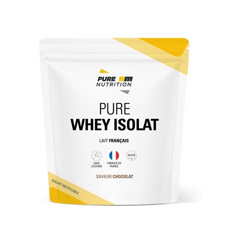 Whey Isolate Pure Whey Isolat Pure Am Nutrition Chocolat Sachet De