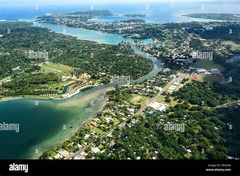 Aerial View Of Port Vila Efate Island Vanuatu Stock Photo Alamy