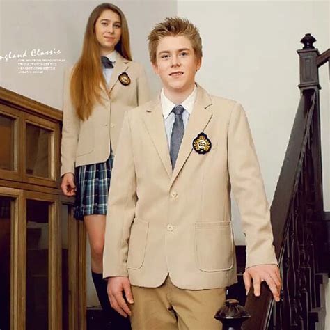 brown high school uniform blazer design school uniforms models, View ...