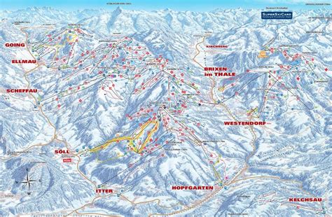 Brixen im Thale Piste Map | J2Ski