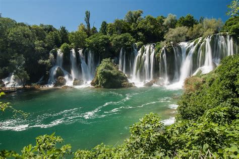 Wallpaper Id Lake Green Waterfalls Tree Plitvice Lake