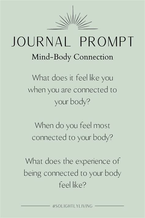 Journaling Mind Body Connection Artofit