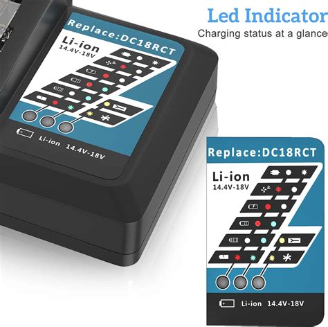 Cargador De Repuesto A Dc Rc Para Makita Cargador De Voltios