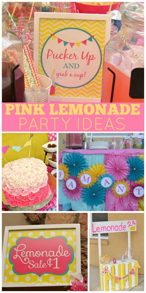 Pink Lemonade Birthday Bright Pink Lemonade Party Catch My Party