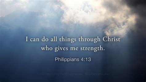 I Can Do All Things Through Christ Who Strengthens Me Wallpaper Sports