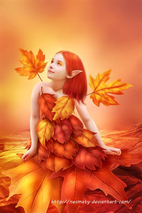 Autumn Fairy By Nesmaty On Deviantart