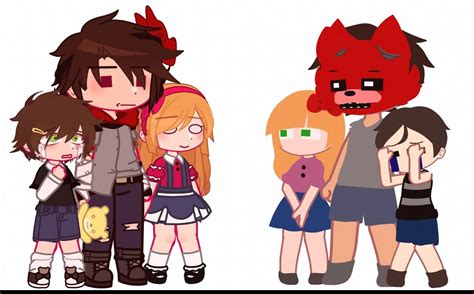 Canon Afton Kids And My Afton Kids Fnaf Gacha Nox Fnaf Oc Fnaf