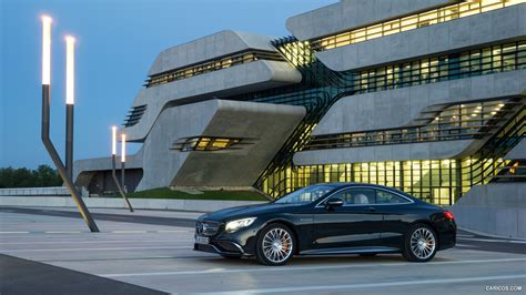 2015 Mercedes Benz S65 Amg Coupe Anthracite Blue Side Caricos