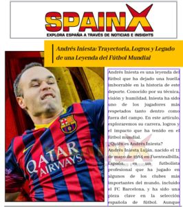 Andrés Iniesta Trayectoria Logros y Legado de una Leyenda del Fútbol