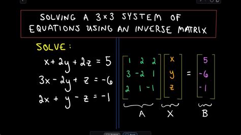 Solve A 3x3 System Of Equations Calculator