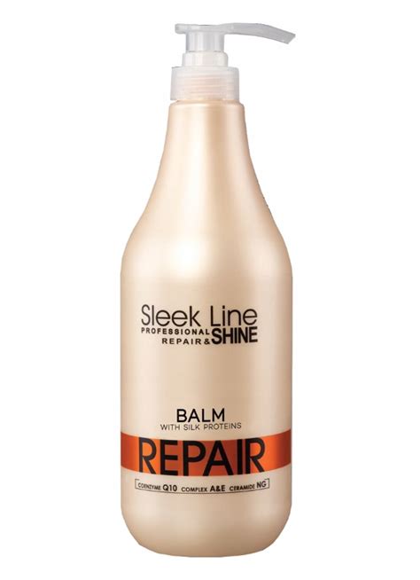 Stapiz Balsam Z Jedwabiem Sleek Line Repair 1000ml 8875595605 Allegro Pl