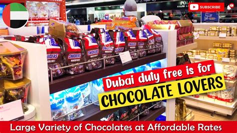 Exploring Dubai Duty Free Shop In Cheap Chocolate Shopping In