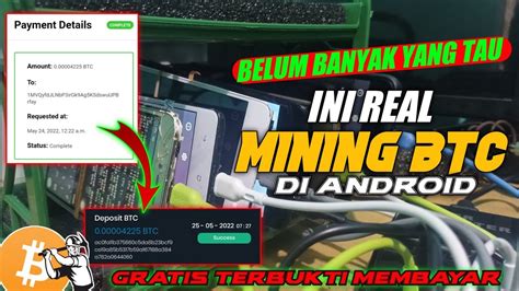 INI REAL MINING BITCOIN DI ANDROID MINING BTC GRATIS BISA DI WITHDRAW