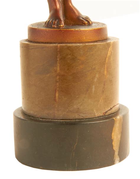 German Art Nouveau Gilt Bronze Female Nude Figurine The Awakening By Rudolfi At StDibs