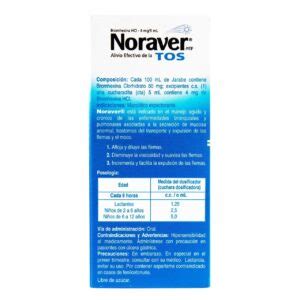 NORAVERD TOS JARABE NINOS FRASCO X 120 ML Droguerias Patria