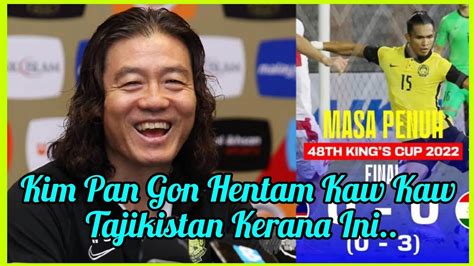 Jurulatih Harimau Malaya Kim Pan Gon Hentam Teruk Lawan Malaysia Vs