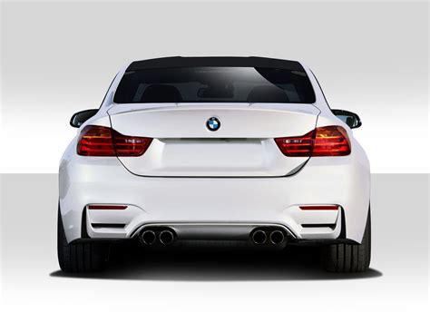 2018 BMW 4 Series 2DR Fiberglass+ Rear Bumper Body Kit - 2014-2019 BMW ...