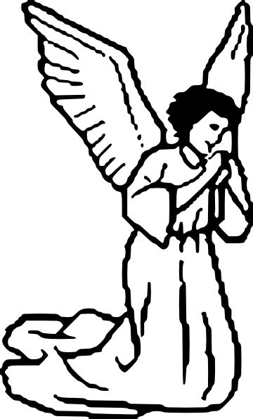 Free Angel Black And White Clipart, Download Free Angel Black And White ...