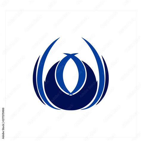 simple blue gas fire flame logo Stock Vector | Adobe Stock