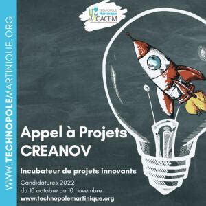 CREANOV appel à projets pour la création dentreprises innovantes