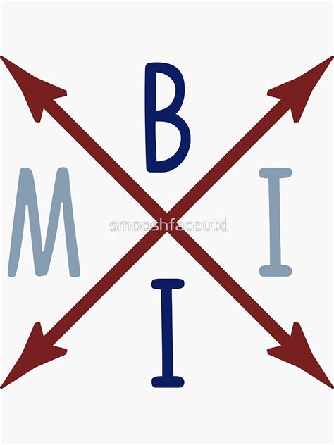 Beaver Island Sticker Bimi Beaver Island Michigan Arrows And