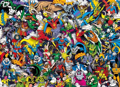 Clementoni Dc Comics Impossible Jigsaw Puzzle 1000 Pieces Pdk