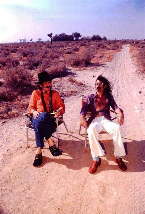 Captain Beefheart And Frank Zappa In The Mojave Desert 1975 Frank Zappa Zappa Band Photos