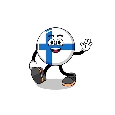 finland cartoon walking 15381105 Vector Art at Vecteezy