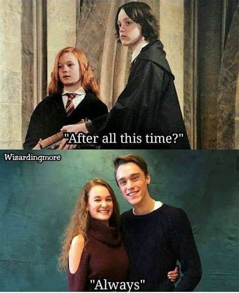 Harry Potter And Hermione Are Both Smiling