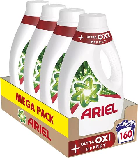 Pack 4x 40 Lavados de detergente líquido Ariel Ultra Oxi compra