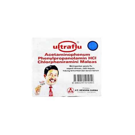 Ultraflu 4 Tablet Kegunaan Efek Samping Dosis Dan Aturan Pakai