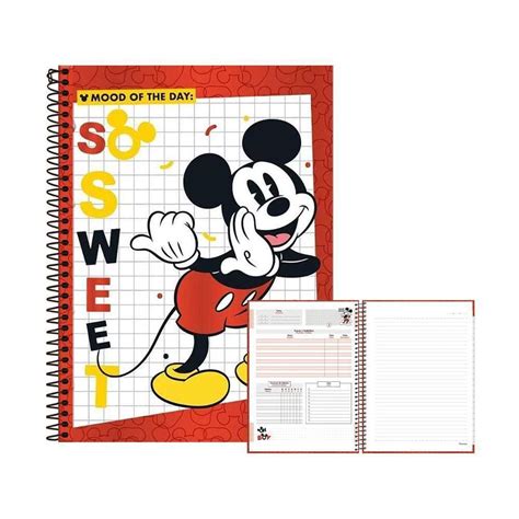 Caderno Mickey 10 Materias Pontofrio