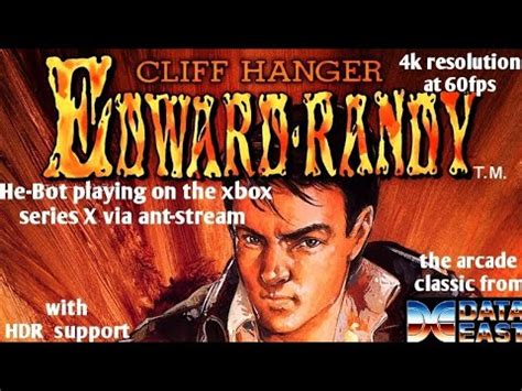 He Playing Data East Arcade Classic The Cliffhanger Edward Randy