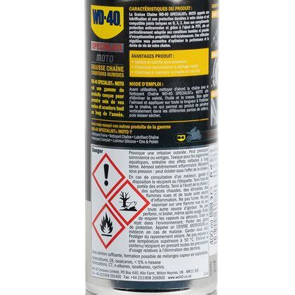 Grasso Catena WD 40 CIRE CATENA 400 ML Oli E Sprays Motoblouz It