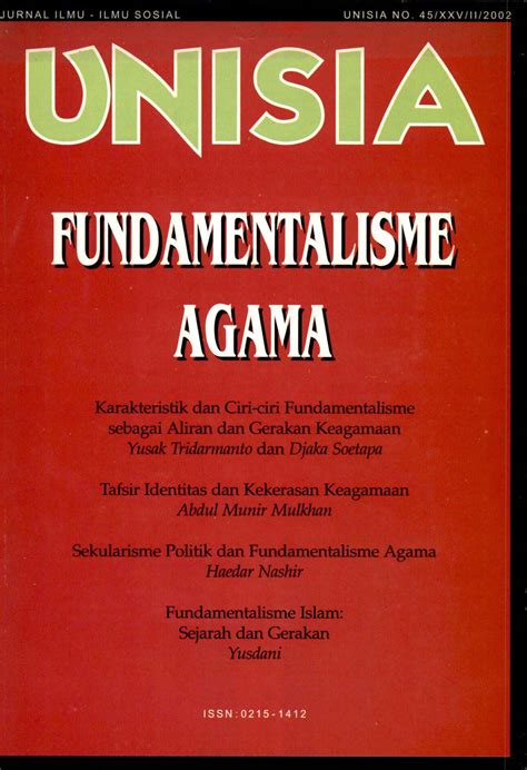 Ciri Ciri Sekularisme - Sekularisme Dalam Kehidupan Masyarakat Di Era Postmodern Lpm Limas Fisip ...