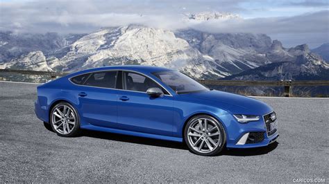 Audi RS7 Sportback Performance | 2016MY (Color: Ascari Blue) | Side