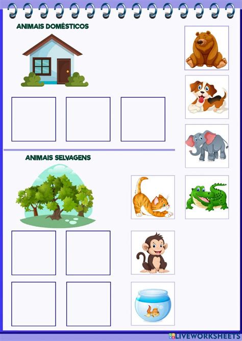 Animais Domesticos E Silvestres - 8
