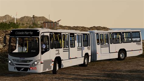 Marcopolo Gran Viale Articulado Volvo B12M padrão Curitiba Proton