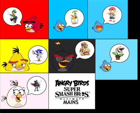 The Angry Birds And Their Smash Mains 13 By Abfan21 On Deviantart