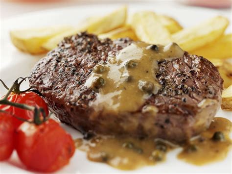 Steak With Pepper Sauce And Fries Recipe Eat Smarter Usa