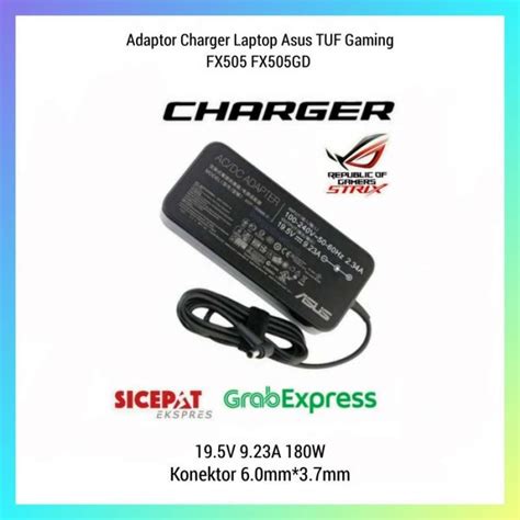 Jual Adaptor Charger Laptop Asus Tuf Gaming Fx505 Fx505gd 19 5v 9 23a