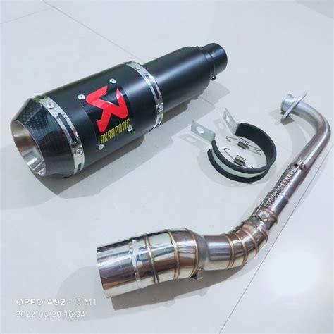 Jual Knalpot Racing Akrapovic GP M1 Lorenzo Nmax Aerox PCX Lexi Vario