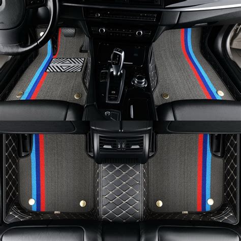 맞춤형 맞춤형 가죽 자동차 바닥 매트 인테리어 바닥 스타일링 BMW M M1 M2 M3 M4 M5 M6 i3 i4 i7 i8